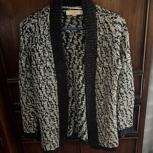 LOFT Monochrome Textured Cardigan